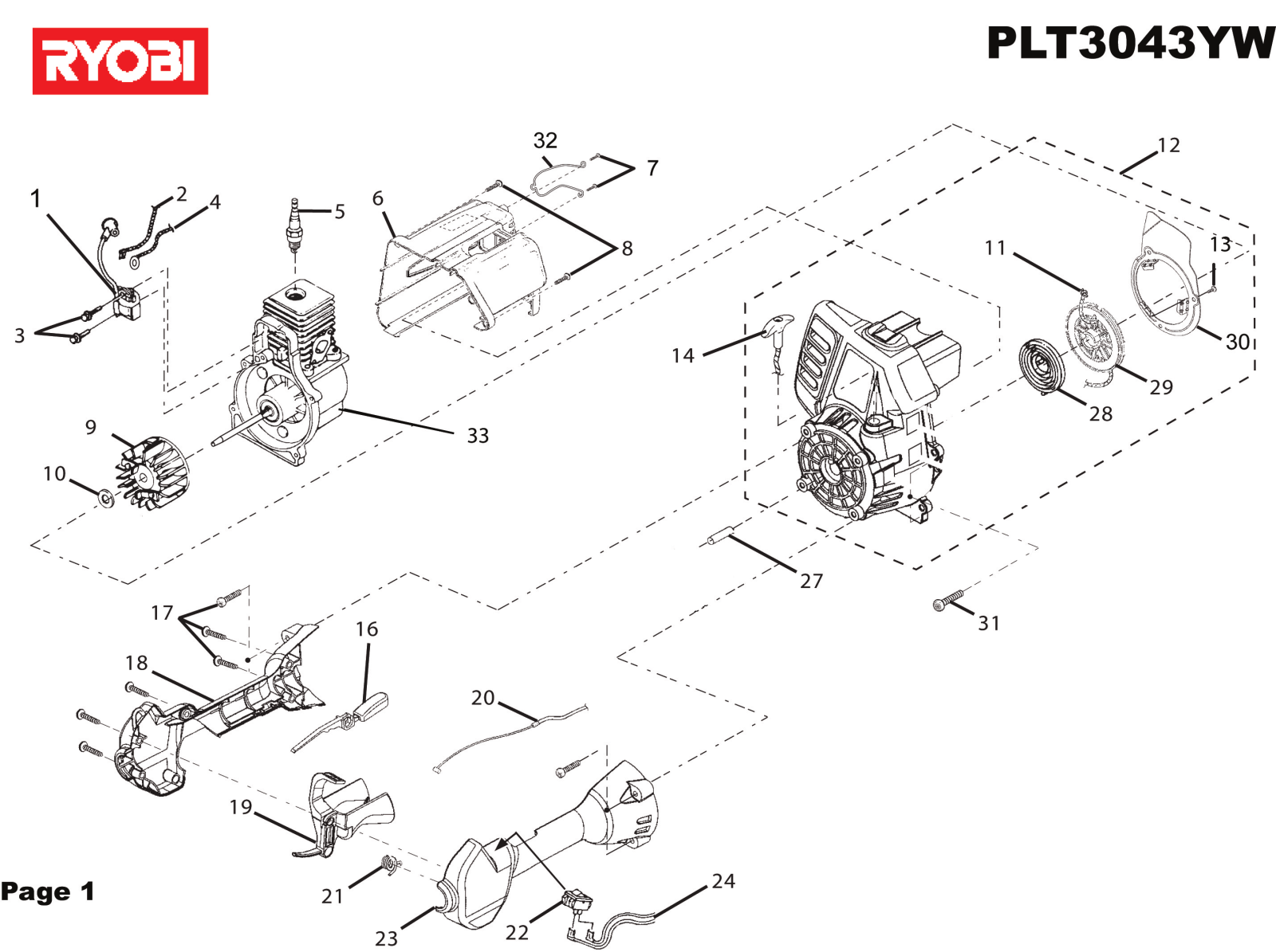 Ryobi PLT3043YW User Manual