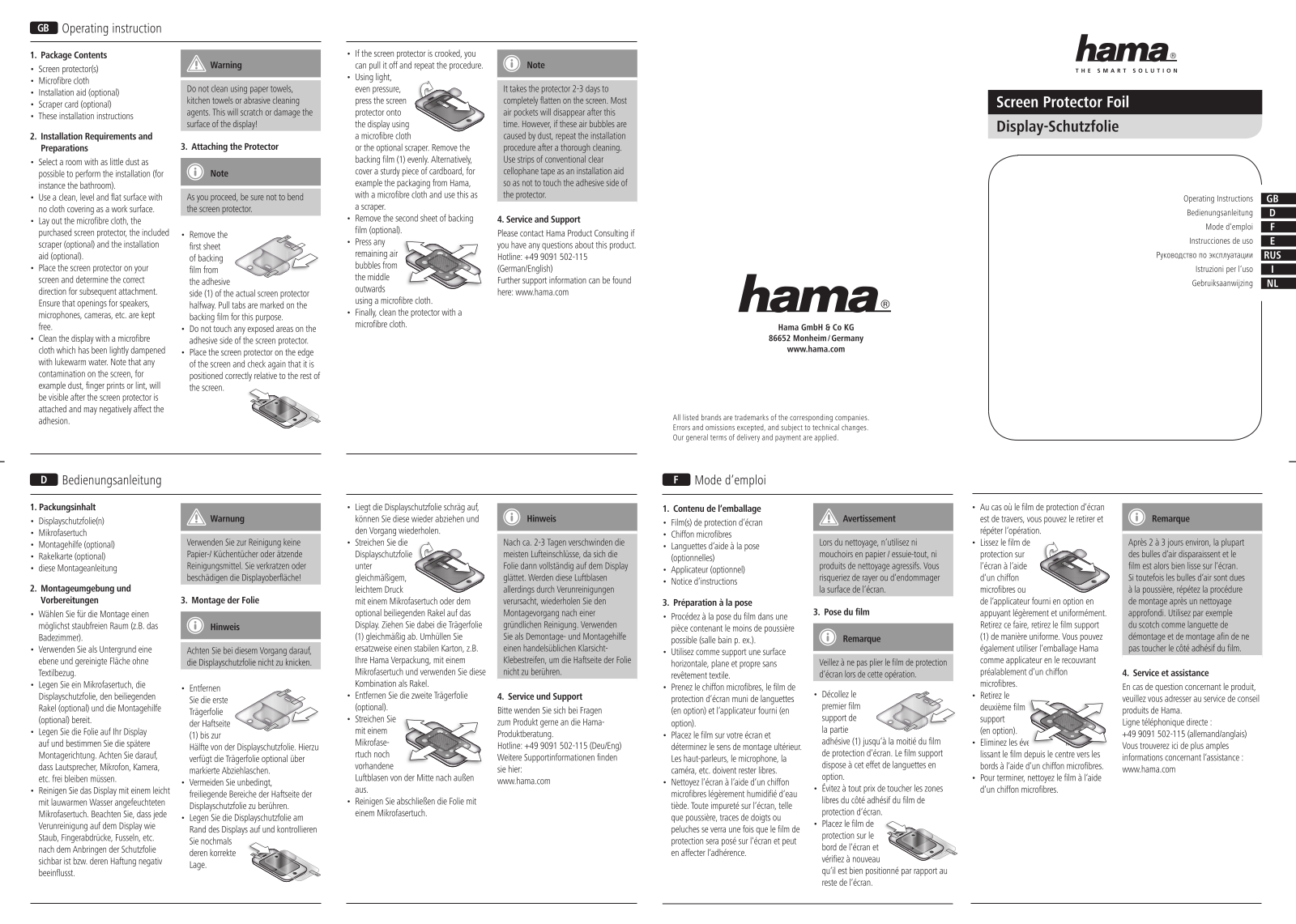 Hama 00134022 User manual