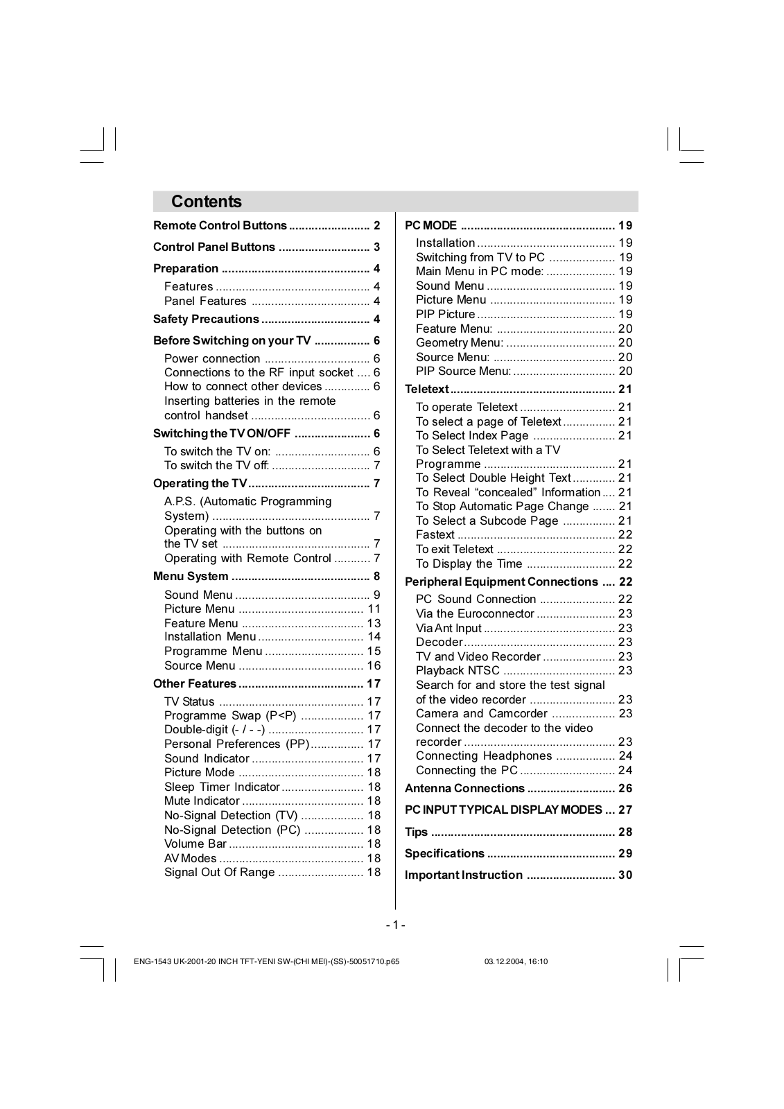 Crown CTT2001 User Guide