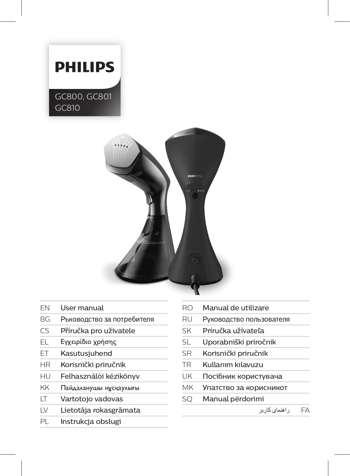 Philips GC810 User Manual