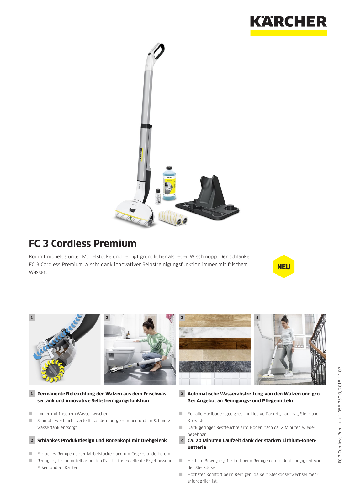 Kärcher FC 3 Cordless Premium User Manual