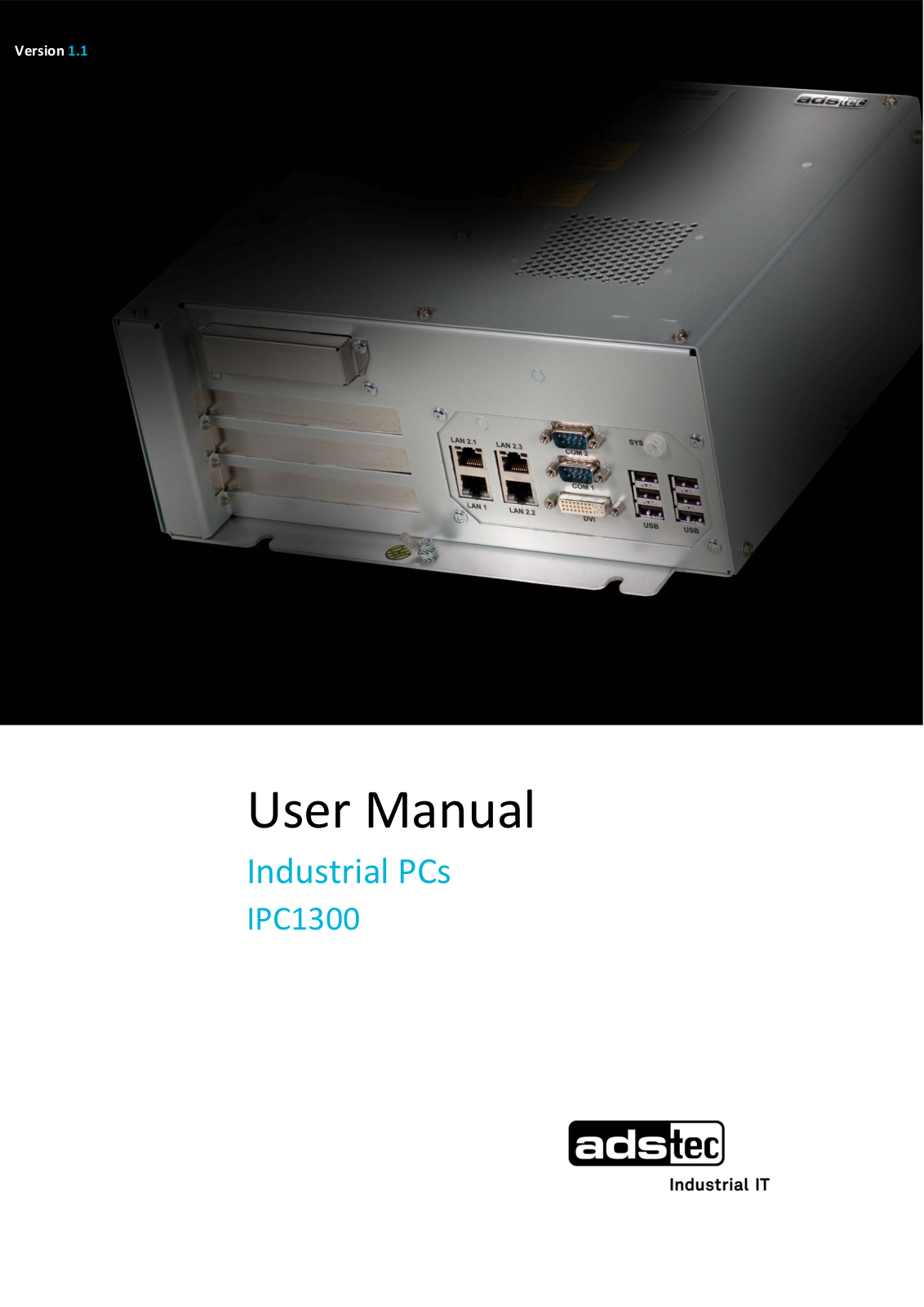 ADS-TEC IPC1300 User Manual