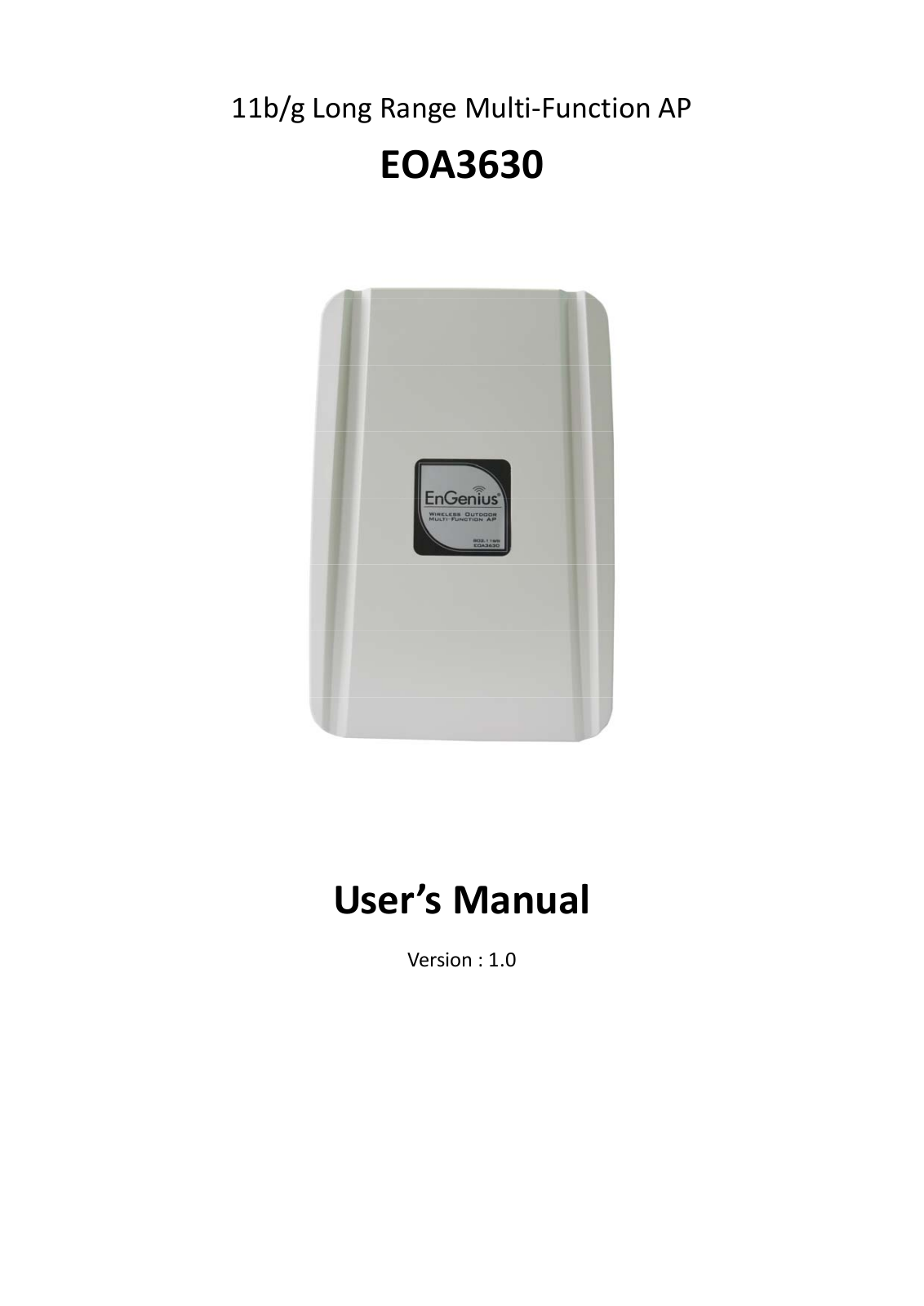 EnGenius EOA3630 User Manual