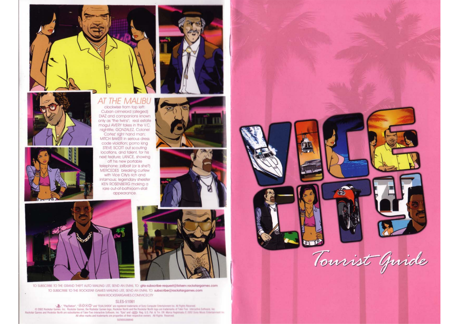 Games PS2 GRAND THEFT AUTO-VICE CITY User Manual