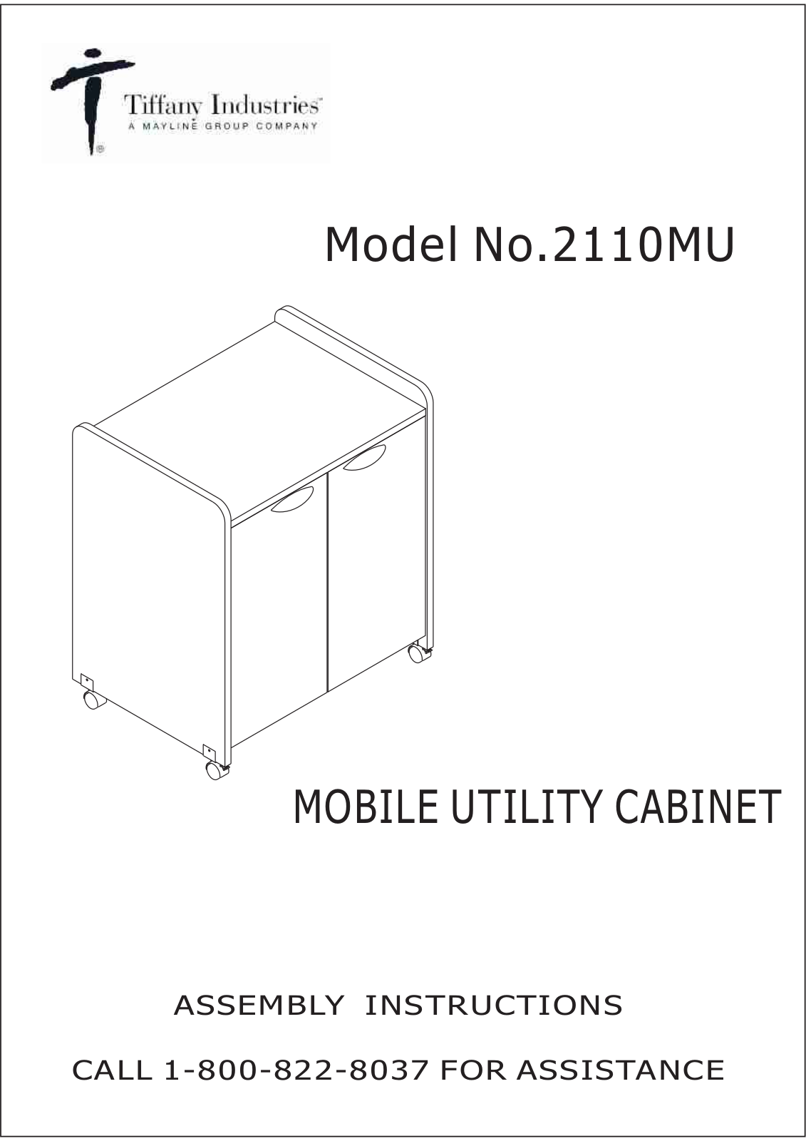 Safco 2110MUMAHBLK, 2110MUNGRBLK Assembly Guide