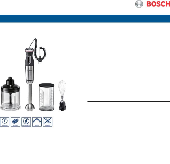 Bosch MSM88160 User Manual