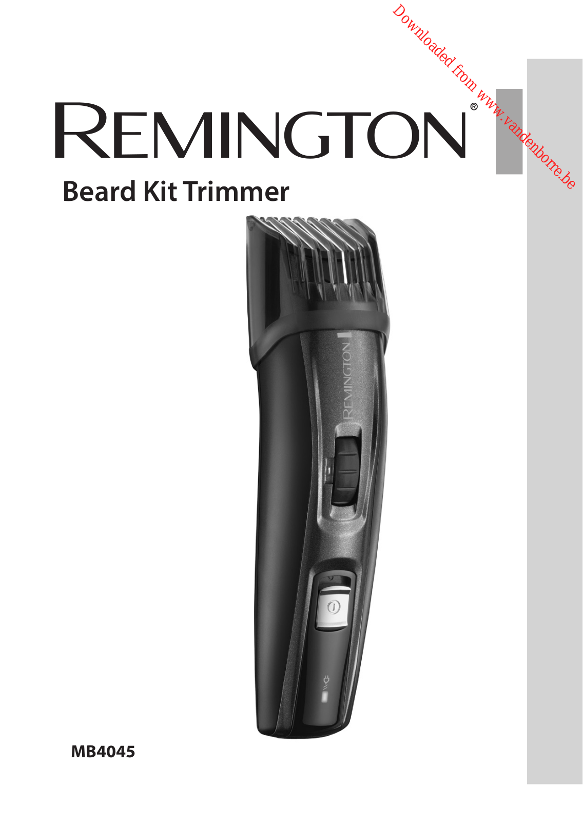 REMINGTON MB4045 User Manual