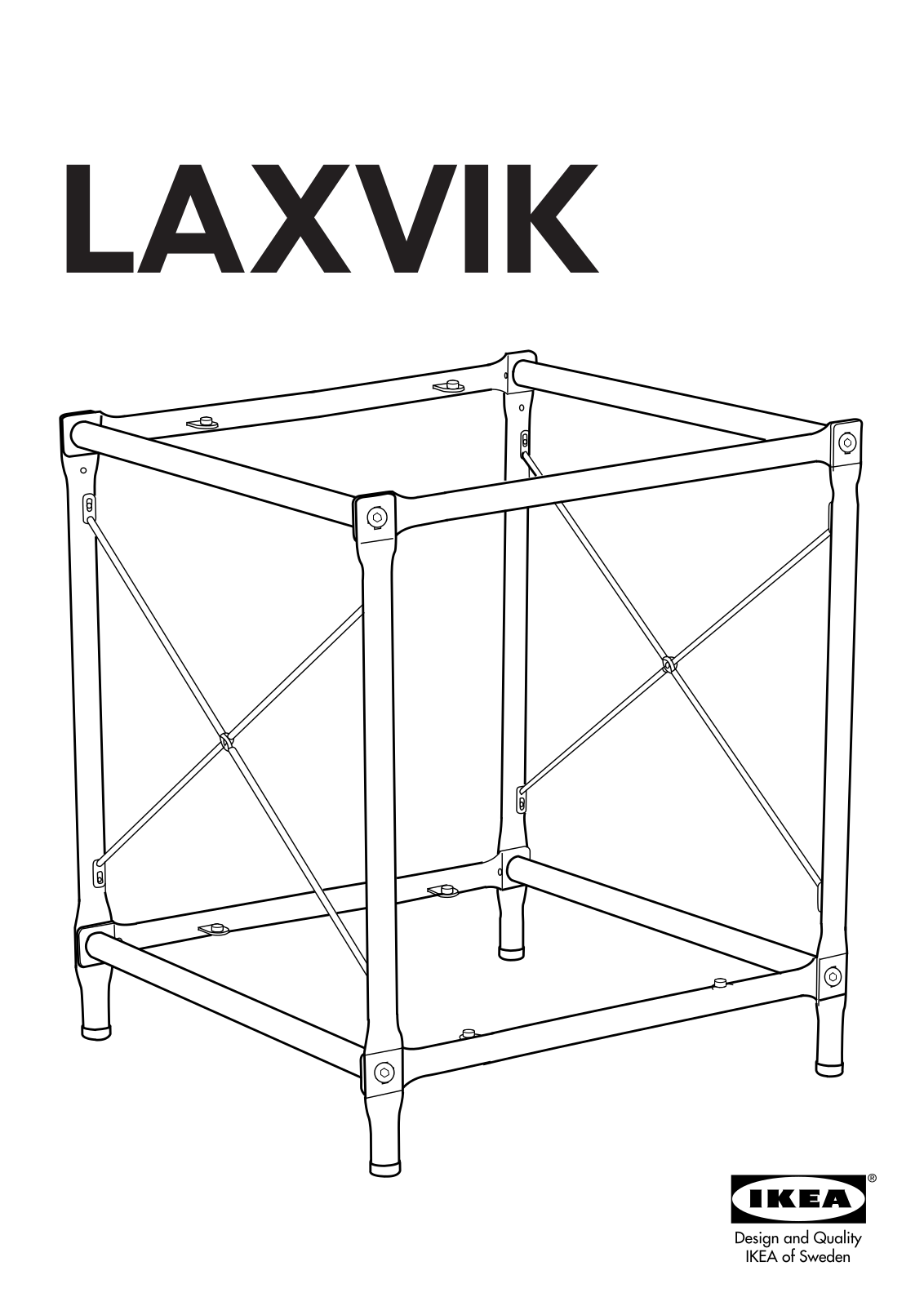 IKEA LAXVIK BASIC UNIT 15X18 Assembly Instruction