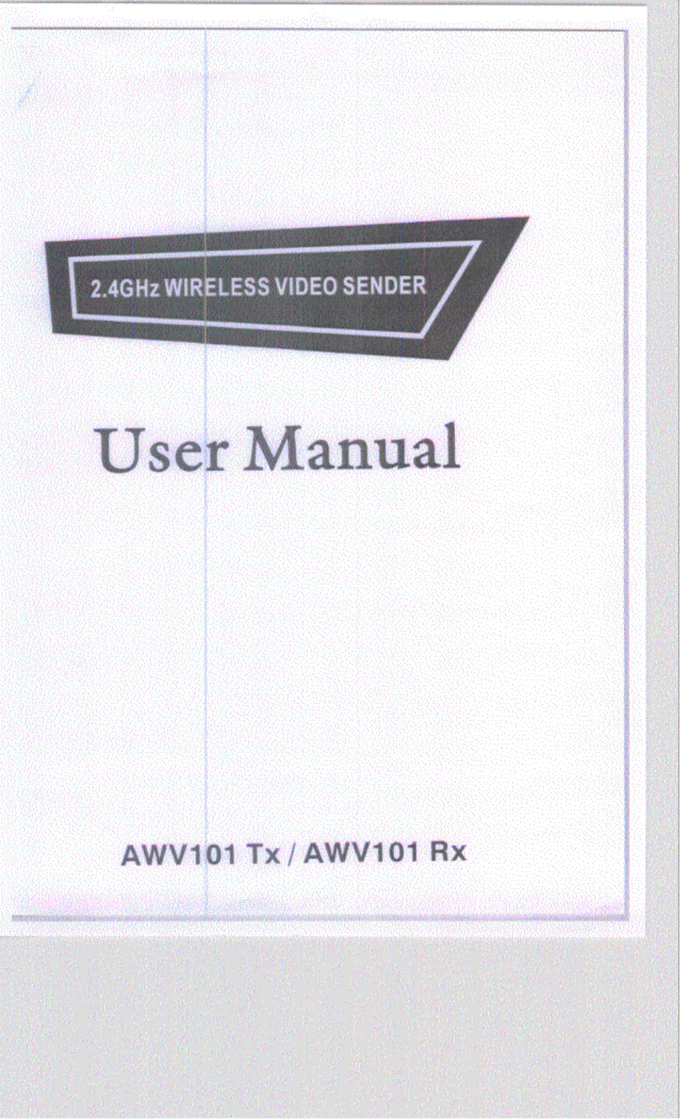 Airwave Technologies AWV101TX Users Manual