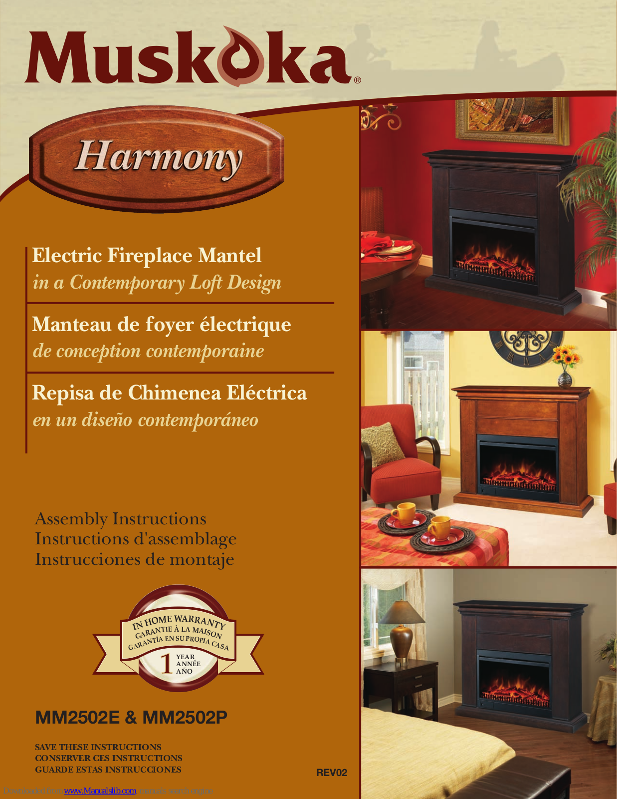 Muskoka Harmony Assembly Instructions Manual