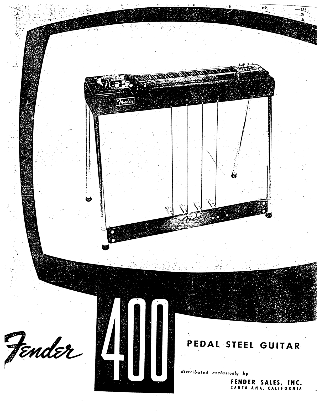 Fender 400-Pedal-Steel Operation Manual