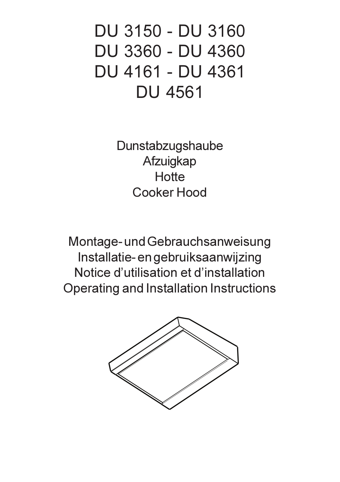 ELECTROLUX DU 4561-m, DU 4361-m User Manual