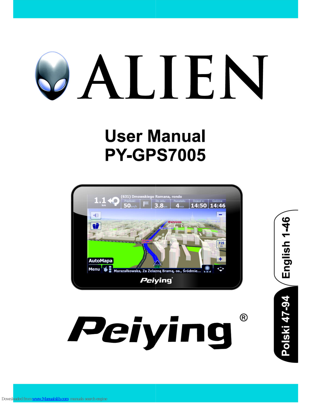 Peiying Alien PY-GPS7005 User Manual