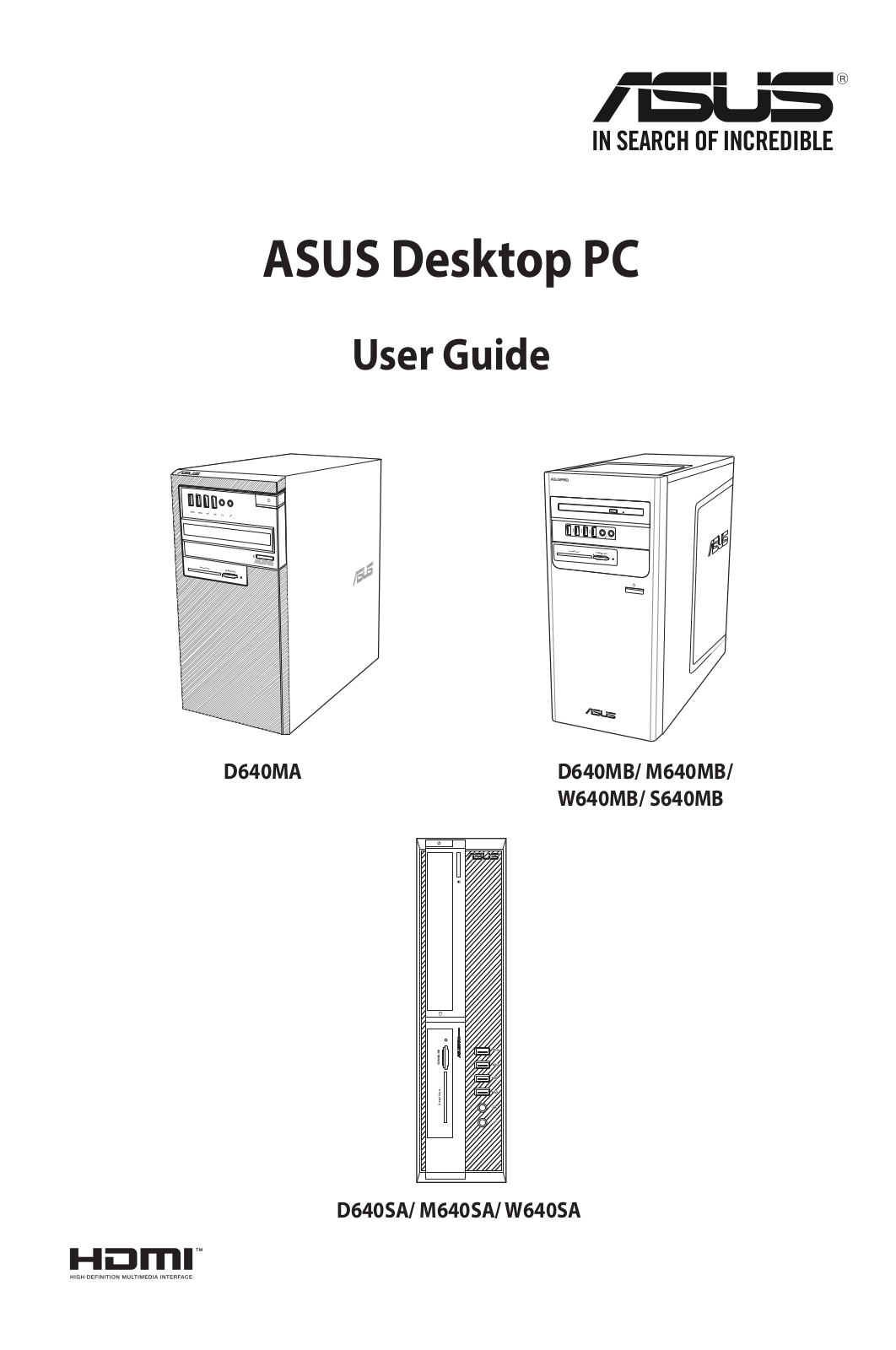 Asus S640MB User’s Manual