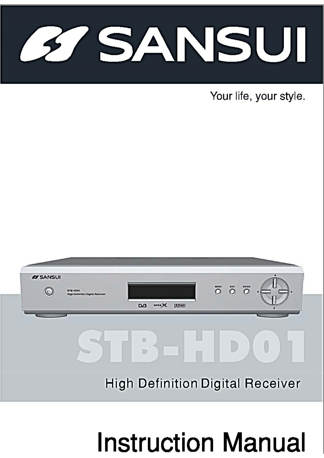 Sansui STB-HD01 Owners Manual