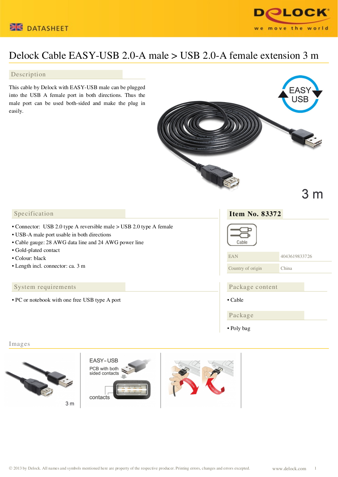 DeLOCK 83372 User Manual - ManualMachine.com