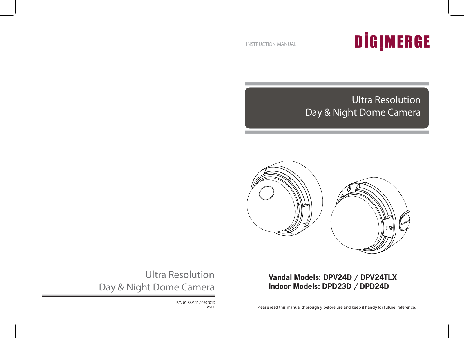 Digimerge DPD23D, DPV24D User Manual