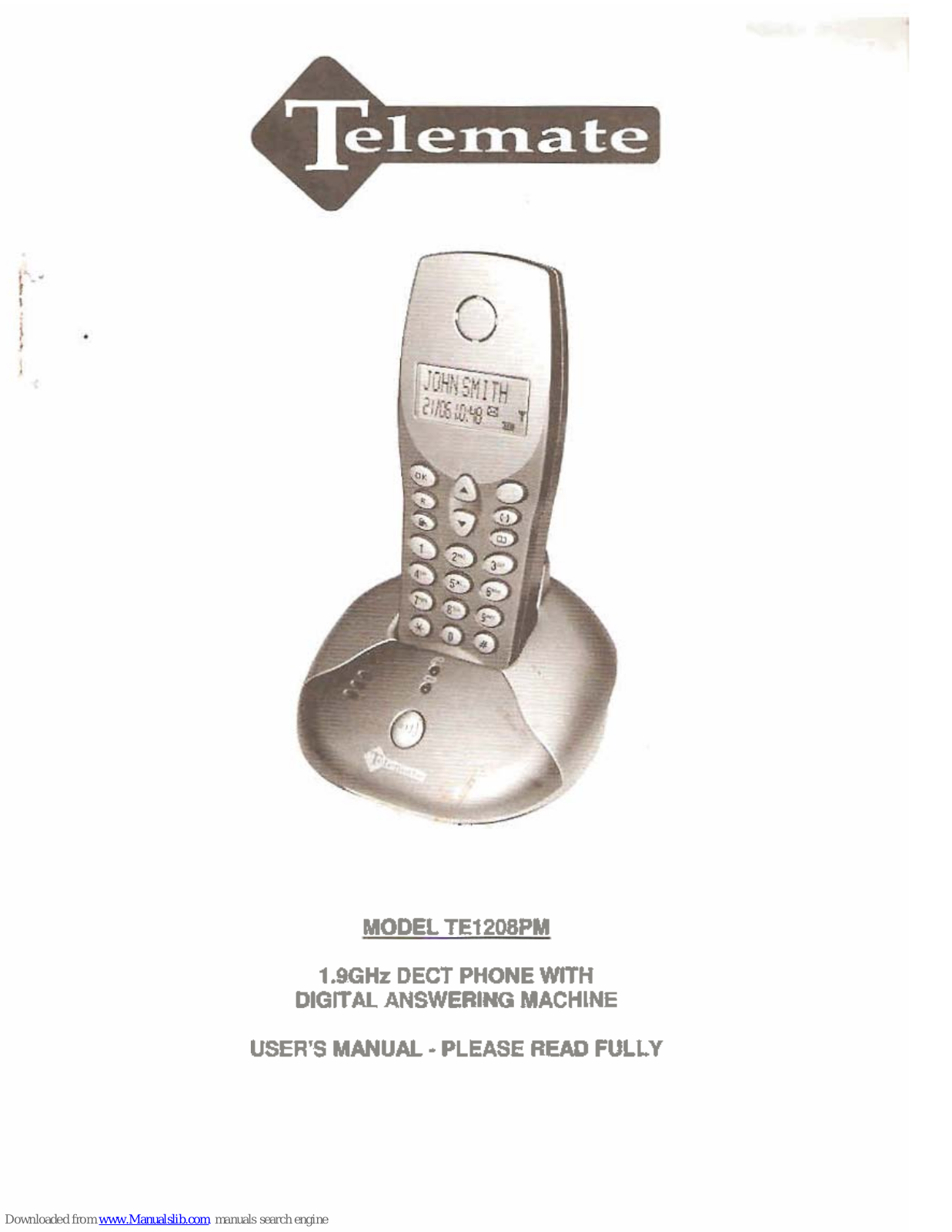 Telemate TE1208PM User Manual - ManualMachine.com
