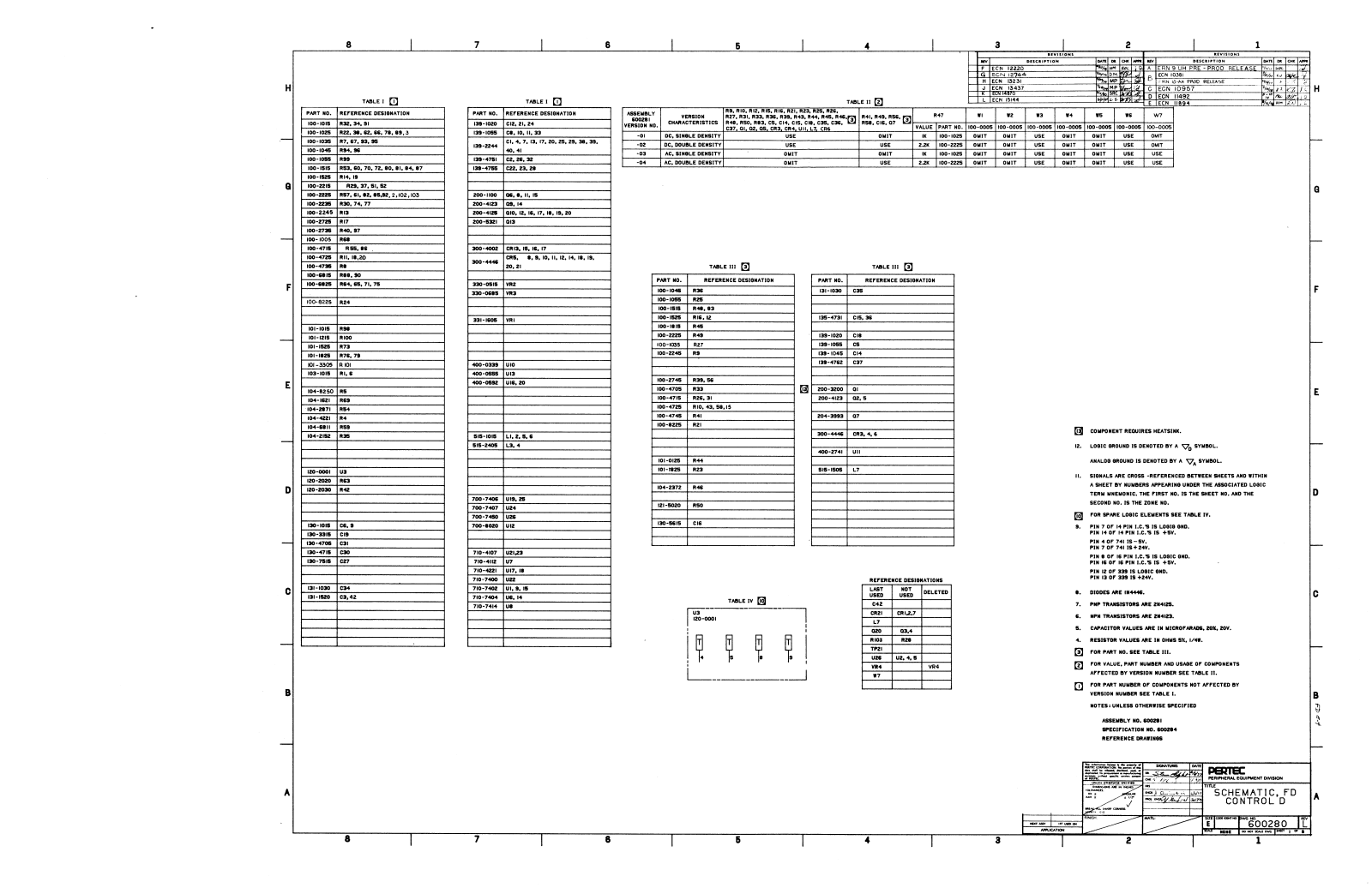 PERTEC 8IN SCHEMATICS 600280-L Schematic Schematic - ManualMachine.com
