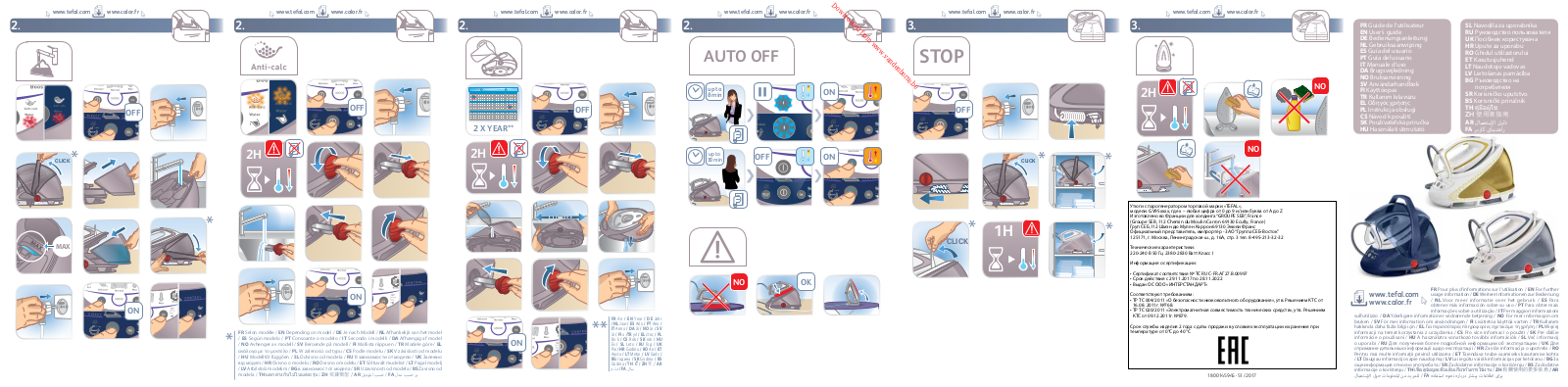 CALOR GV9570C0 User Manual