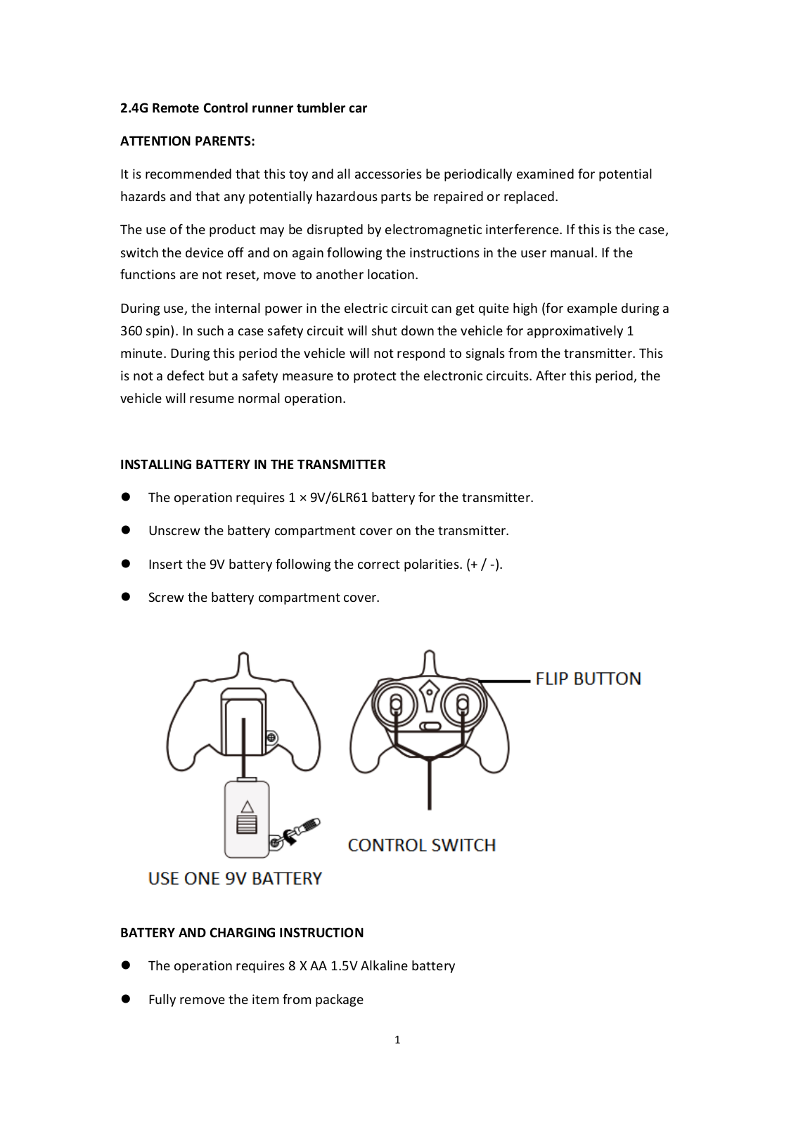 Yinrun Industry 100851610 Users Manual