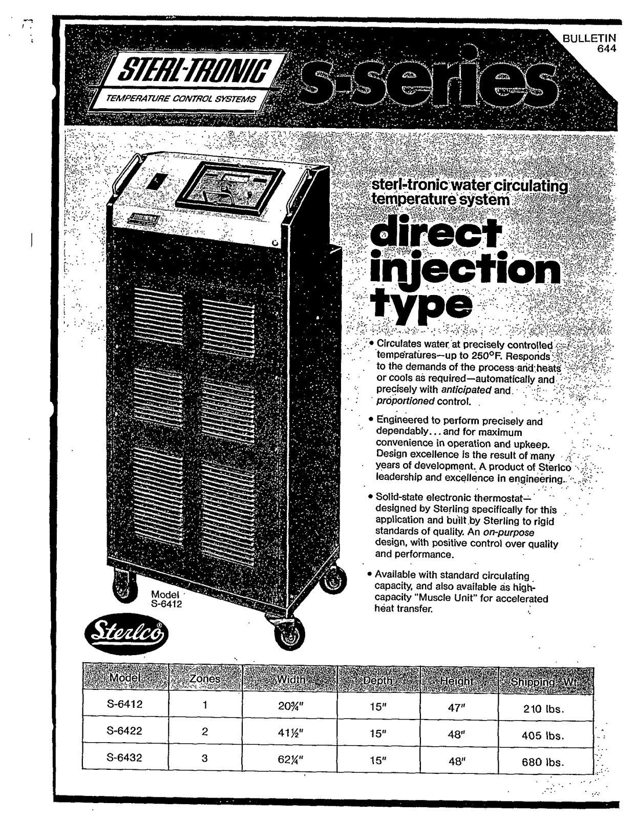 Sterling Sterltronic S User Manual