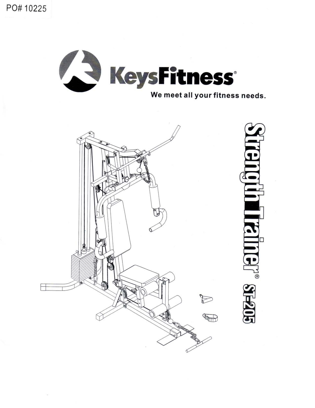 Keys Fitness ST-205 User Manual