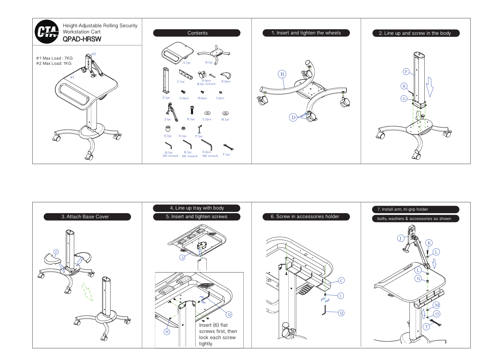 Cta Qpad-hrsw User Manual