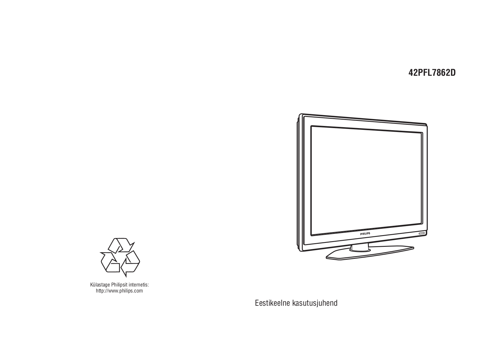 PHILIPS 42PFL7862D User Manual