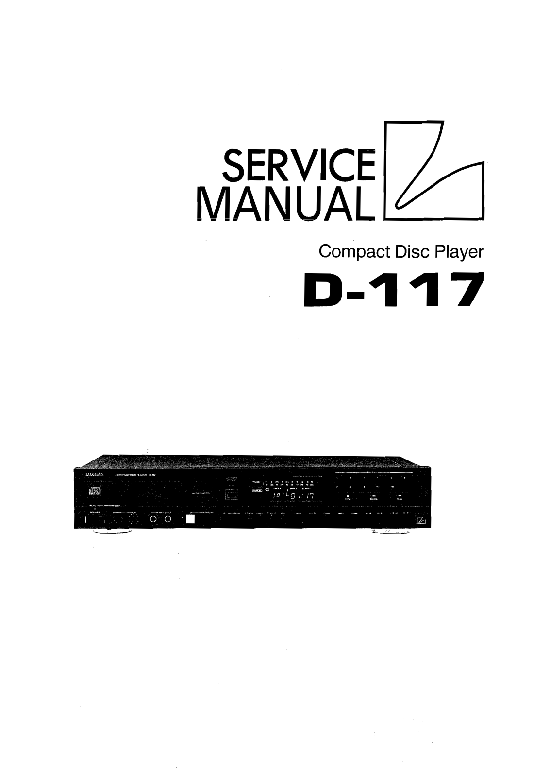 Luxman D-117 Service Manual