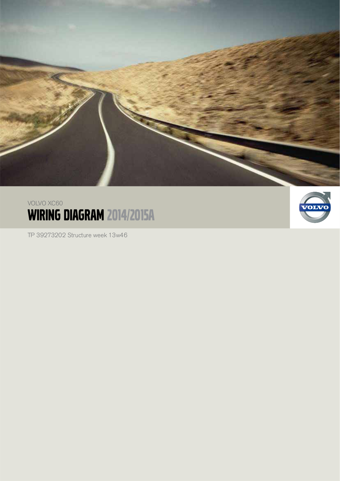 Volvo XC60 2014-2015 Wiring Diagram