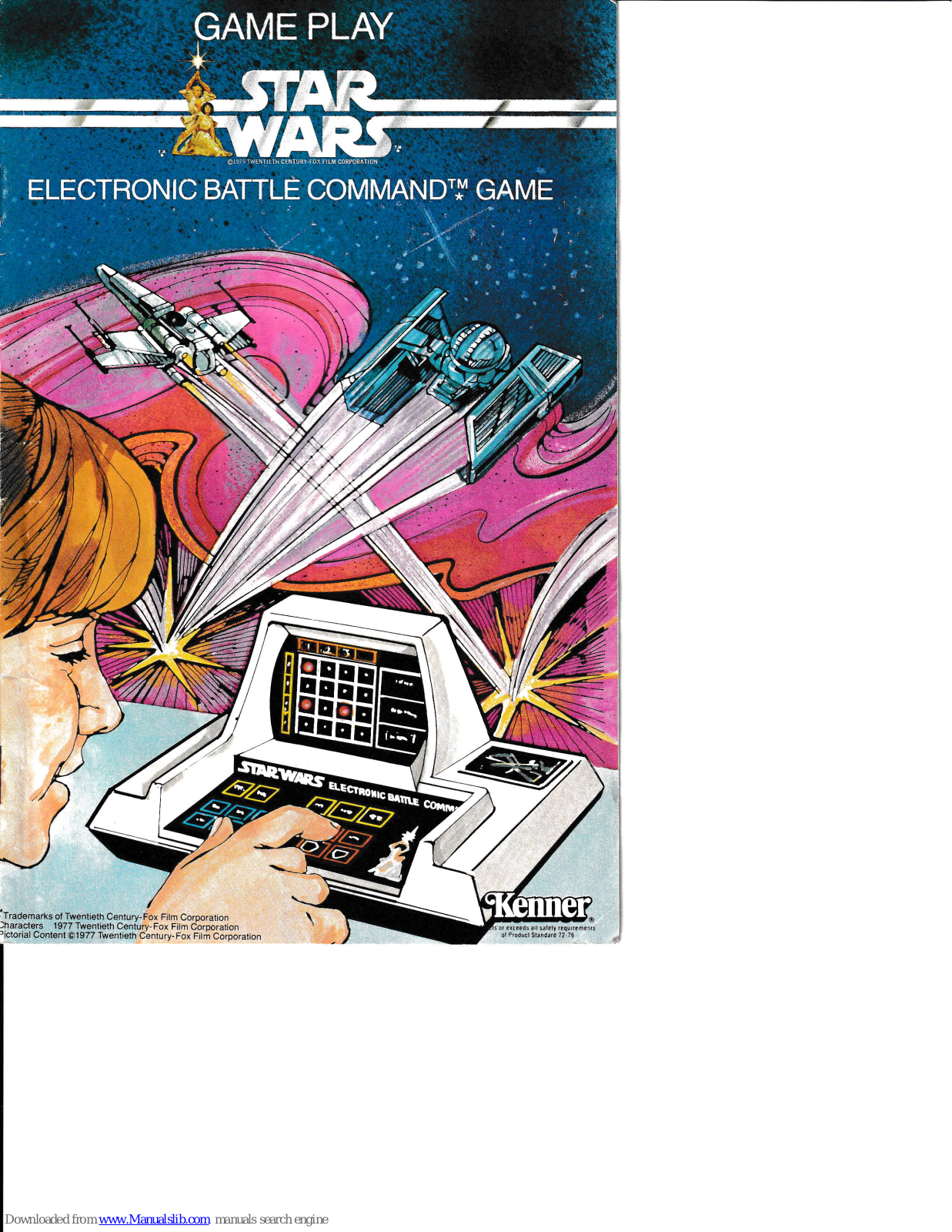 Kenner Electronic battle command STAR WARS User Manual - ManualMachine.com