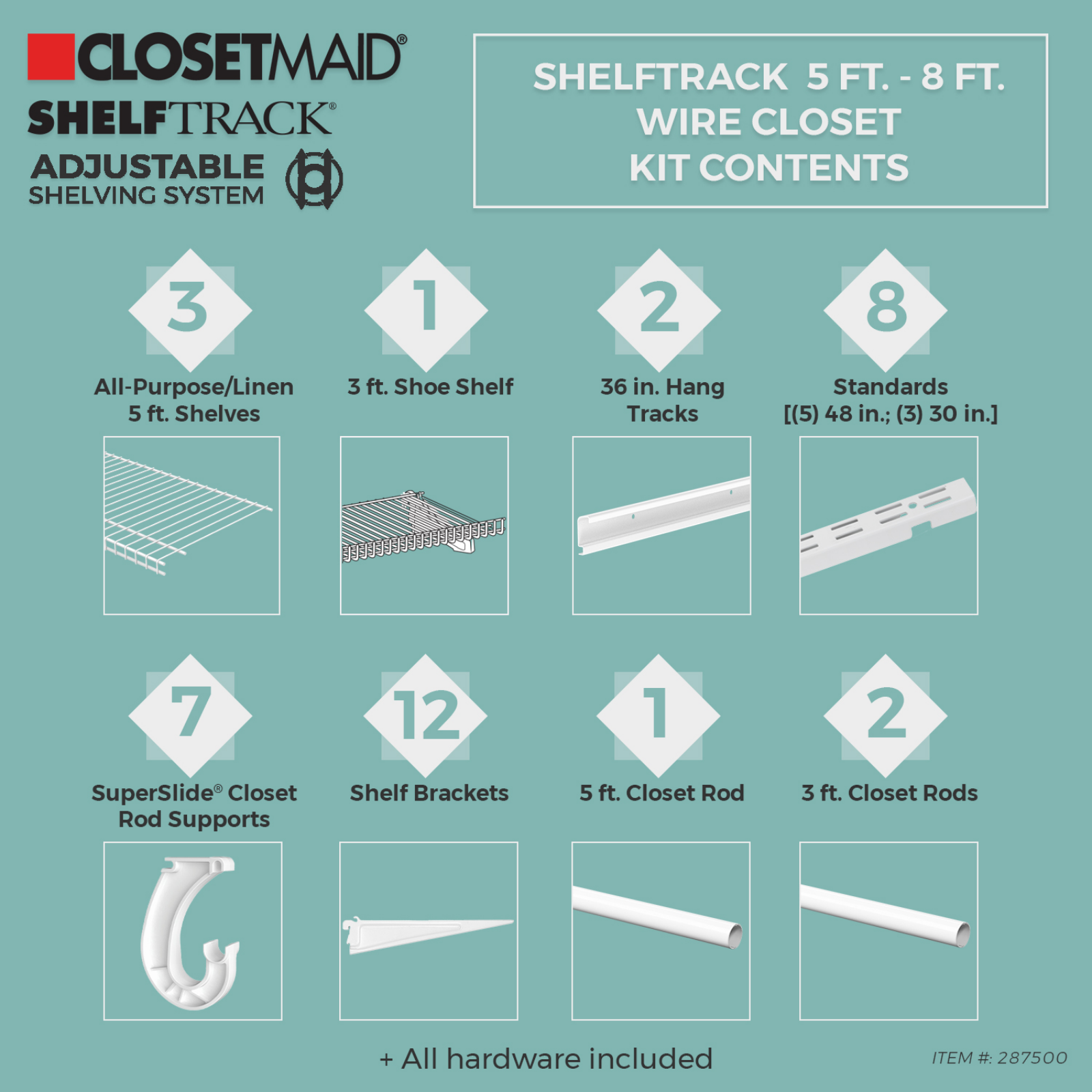 ClosetMaid CLOP1004 Specifications - ManualMachine.com