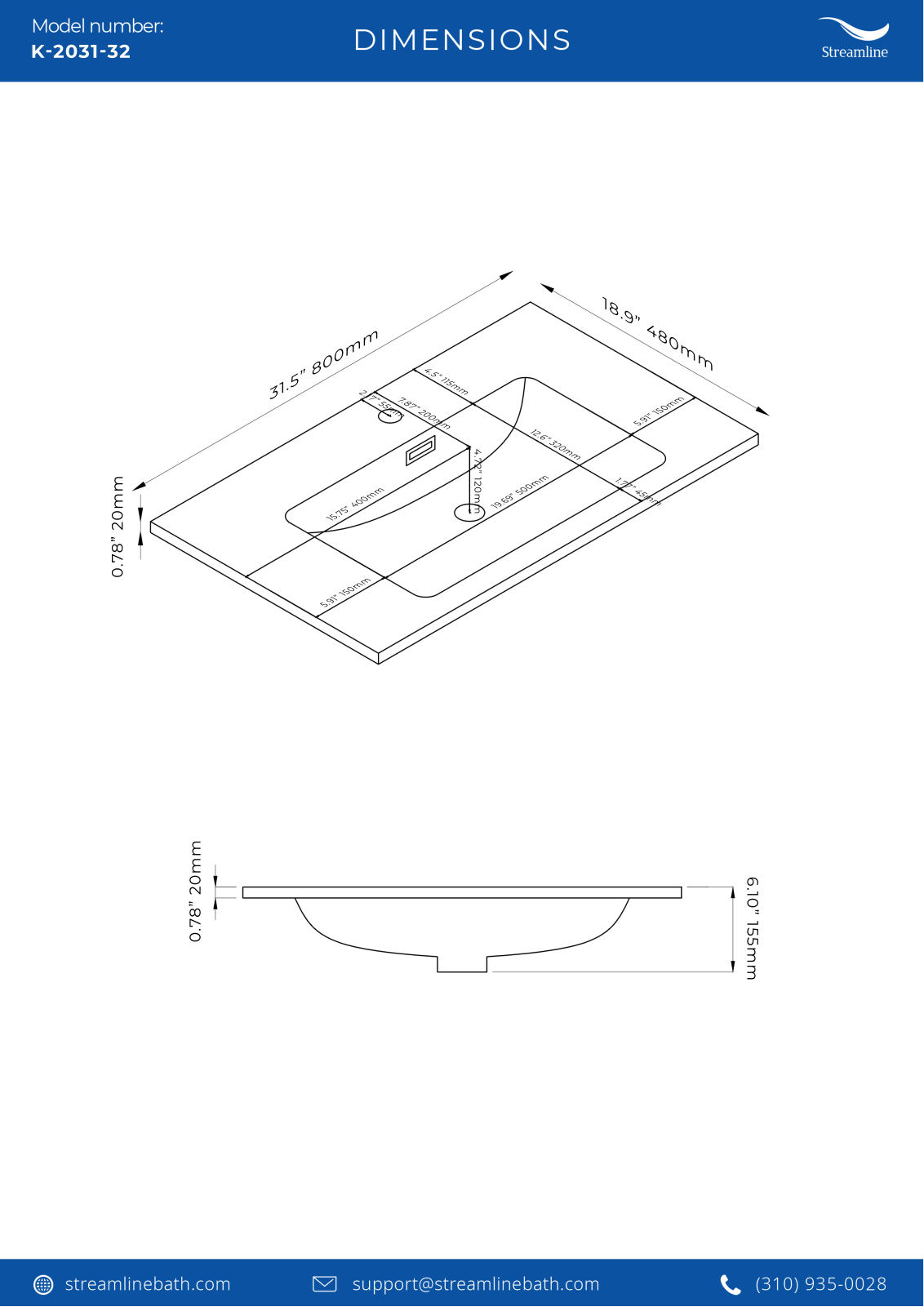 Streamline Bath SLBH7755 Specifications - ManualMachine.com