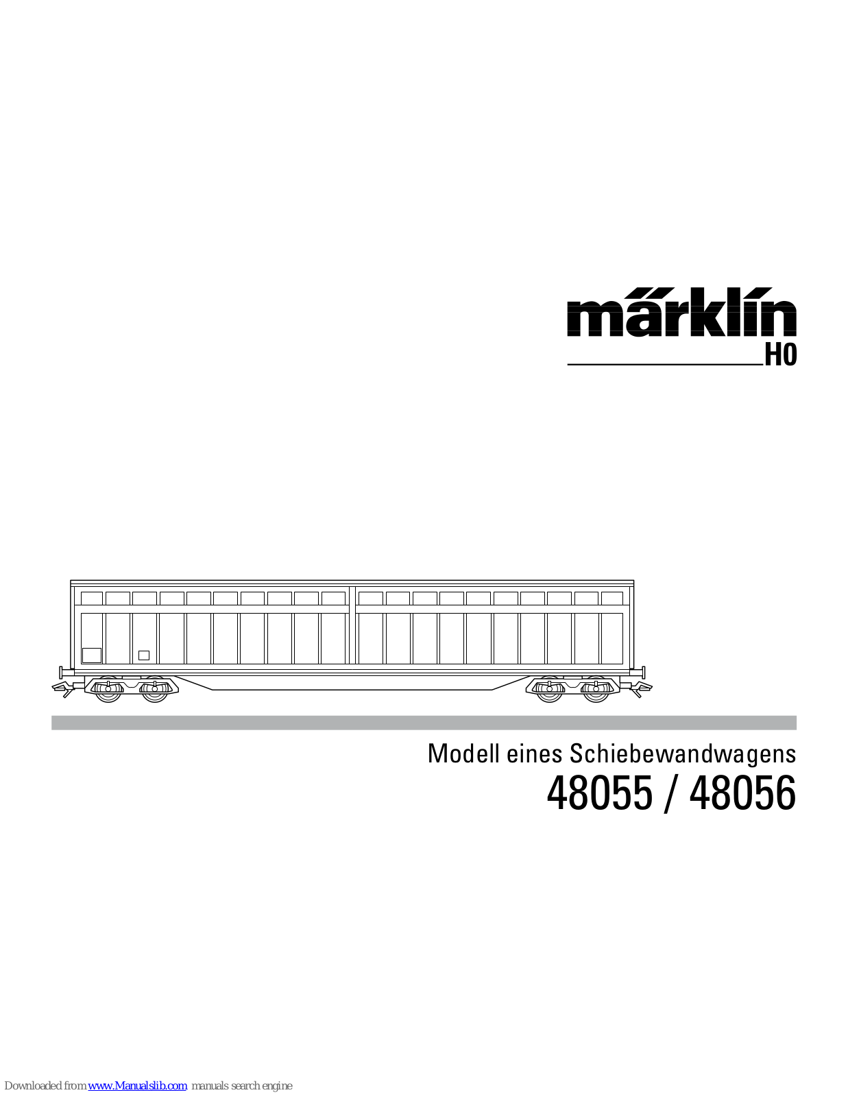 marklin 48055, 48056 User Manual - ManualMachine.com