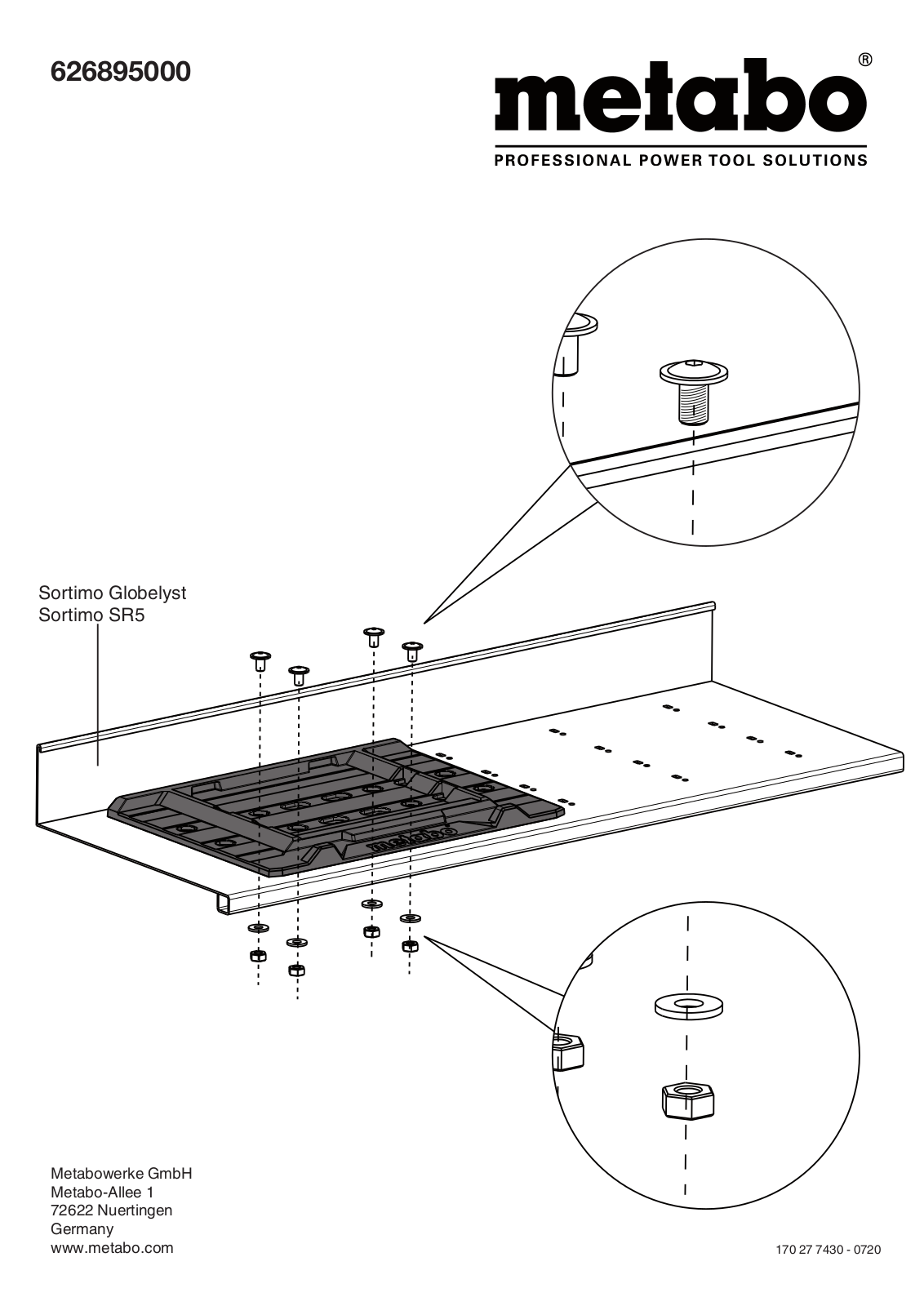 Metabo 626895000 User guide - ManualMachine.com