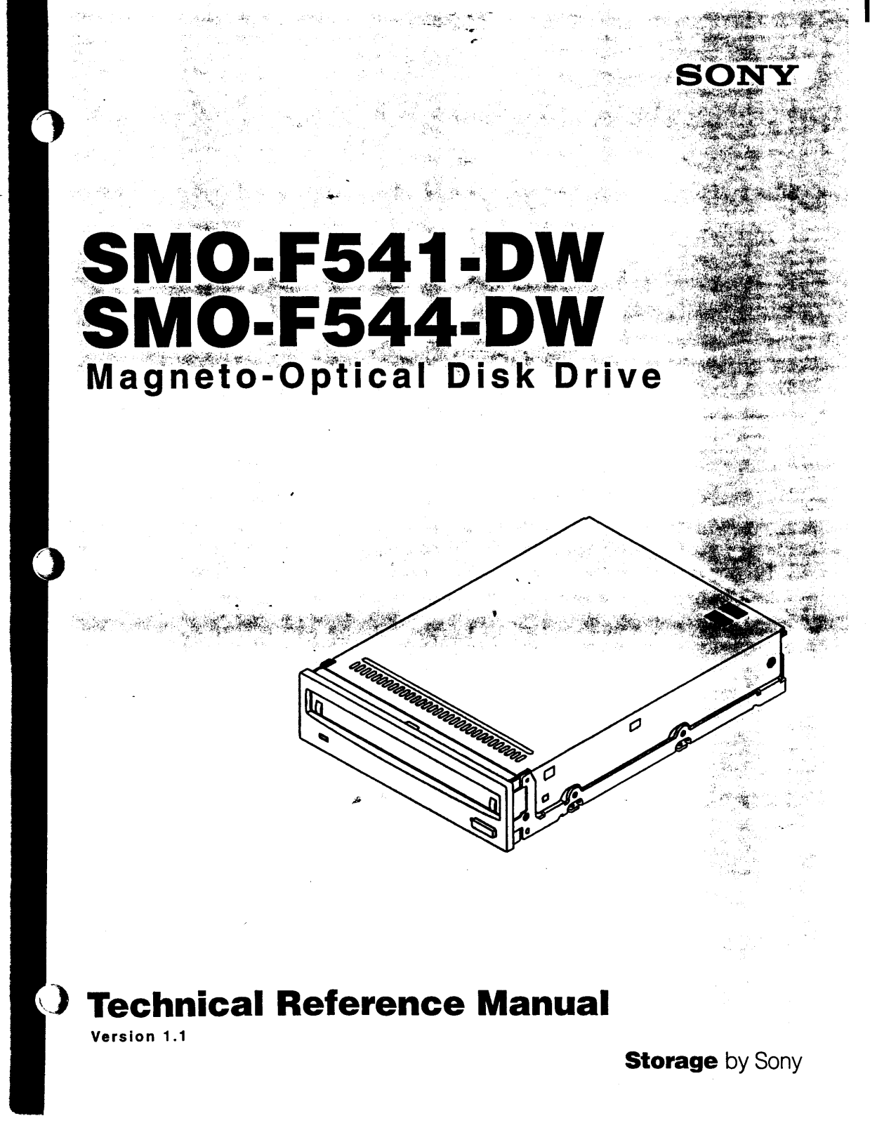Sony SMOF541DW User Manual