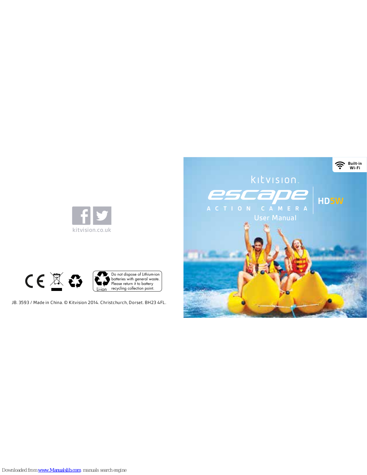 Kitvision Escape HD5W User Manual - ManualMachine.com