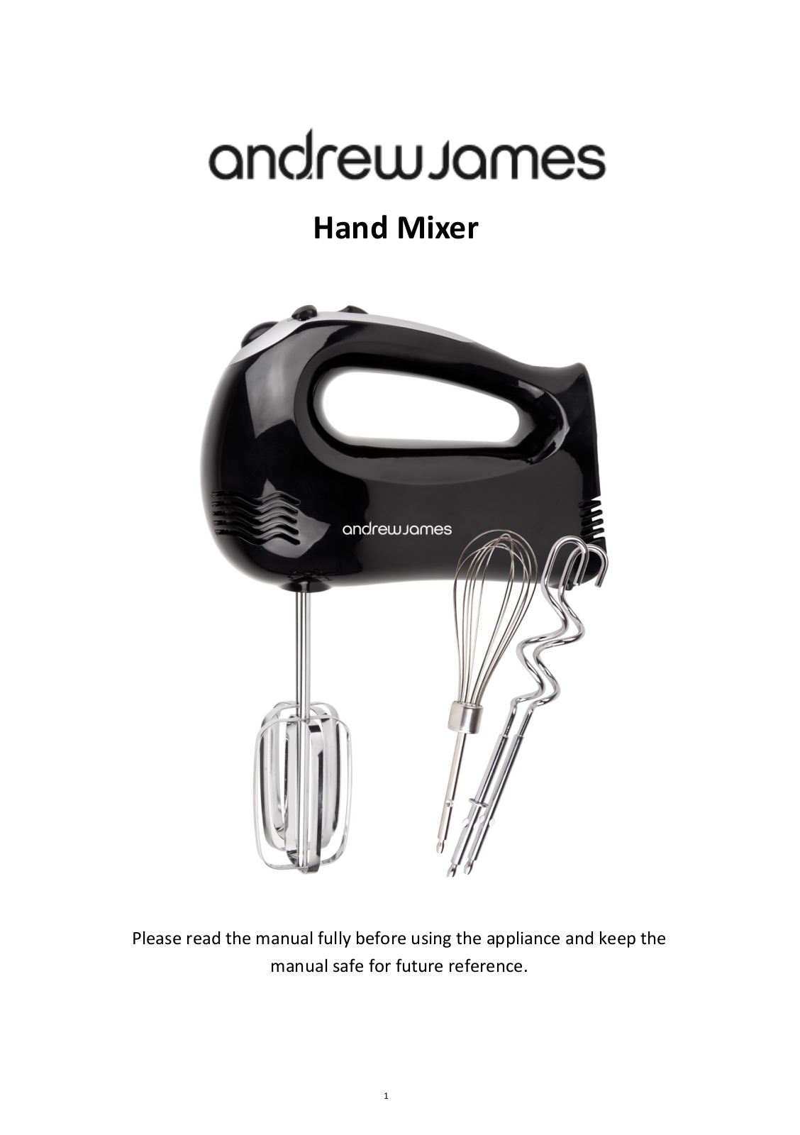 Andrew James Hand Mixer User Manual