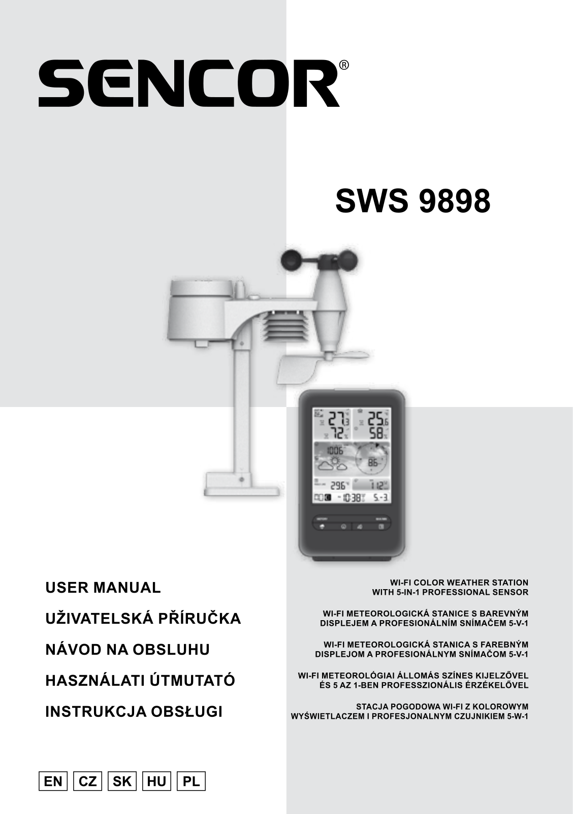 Sencor SWS 9898 User guide - ManualMachine.com