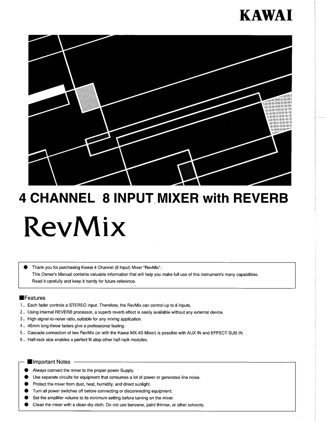 KAWAI RevMix User Guide