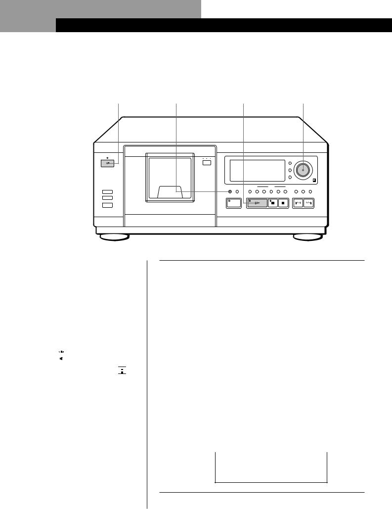Sony CDP-CX57 User Manual