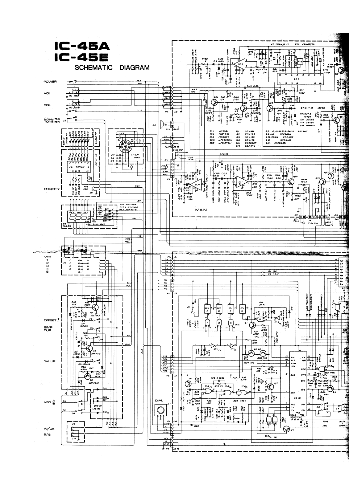 Icom ic45 schematic