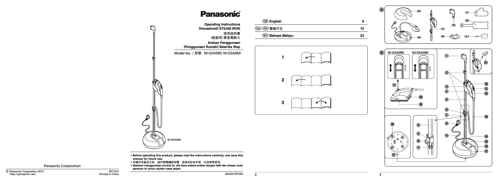 Panasonic NI-GSA090 User Manual