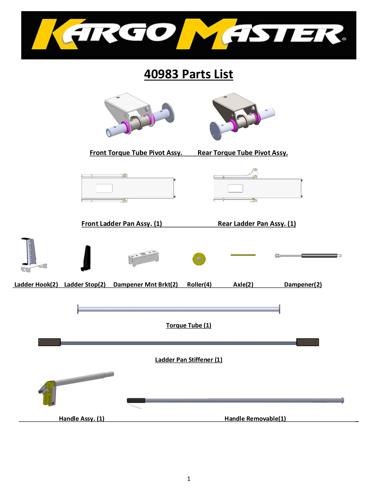 Kargo Master 40983 Quick Start Manual - ManualMachine.com