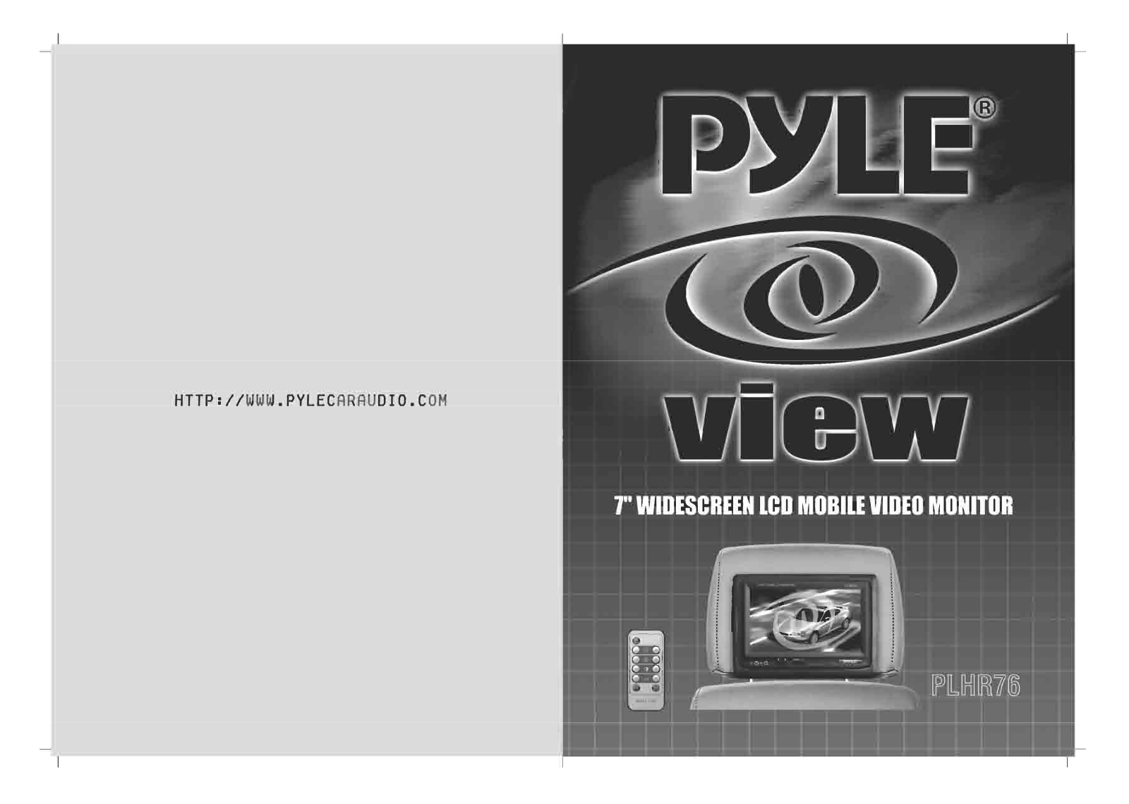 Pyle PLHR-76 Owners manual