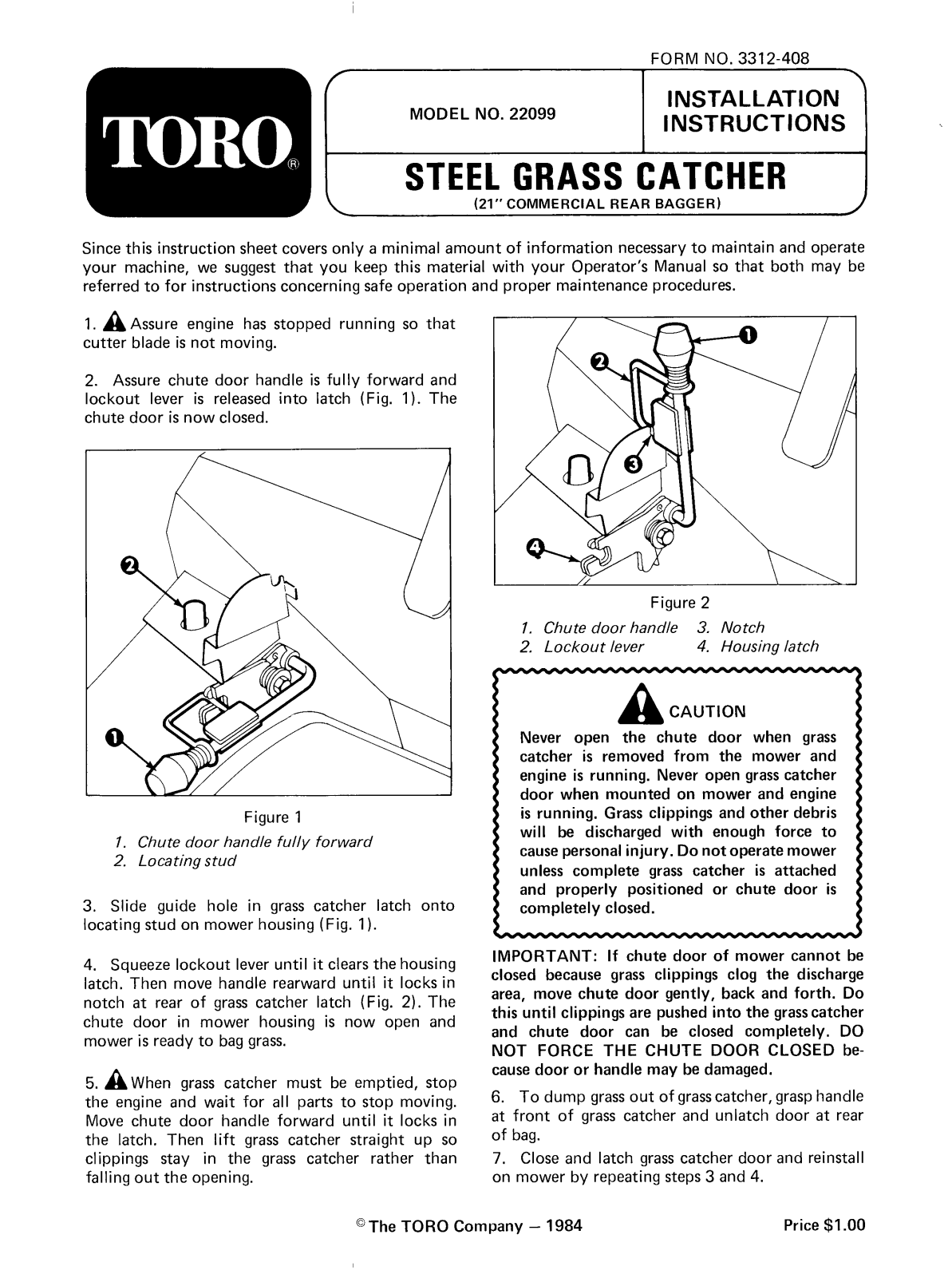 Toro 22099 Installation Instructions