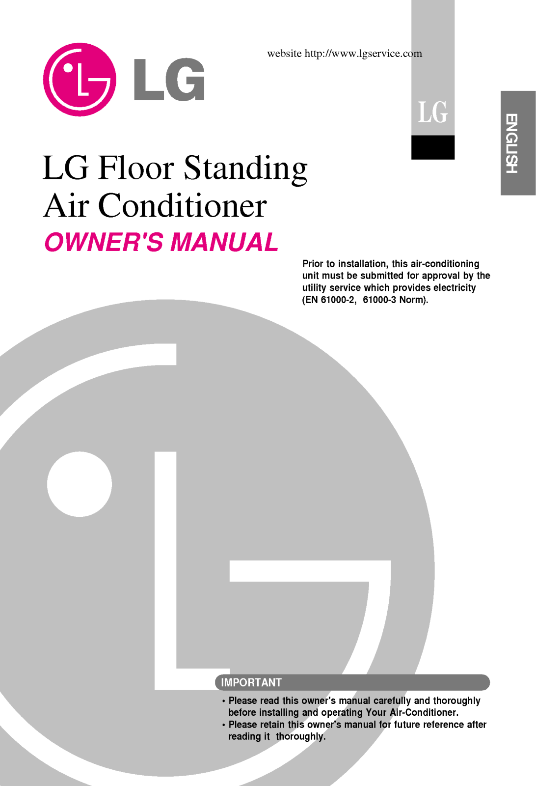 LG LP-C2863LC0 User Manual