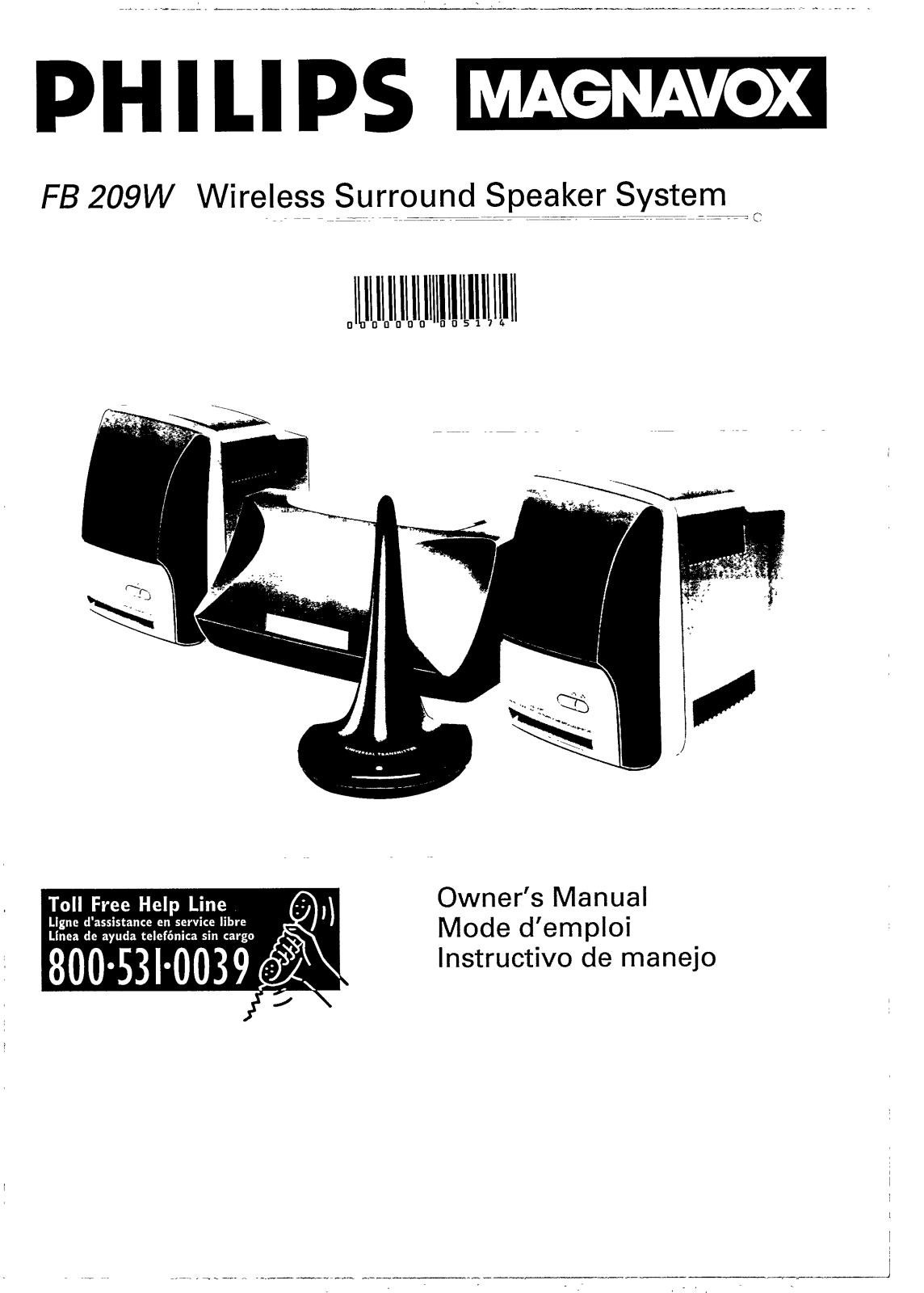 Philips FB-209-W Owners manual