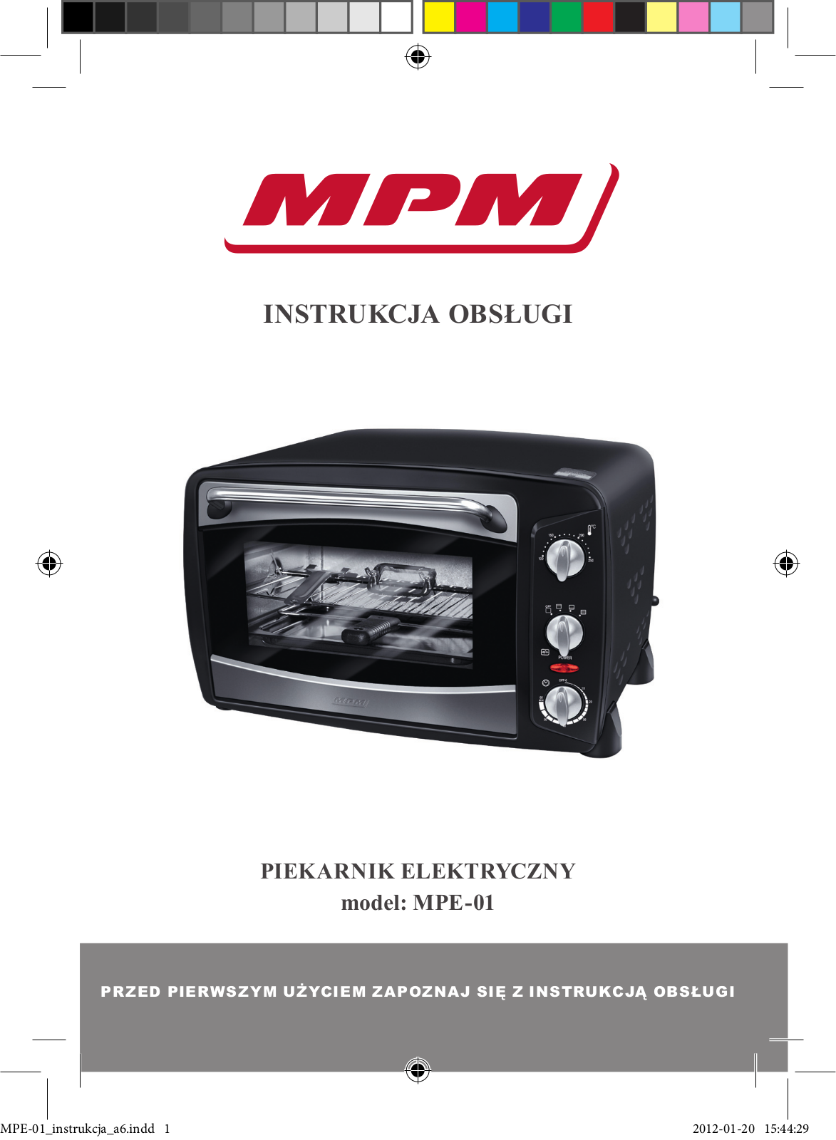 MPM MPE-01 User Manual